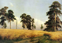 Картина И. И. Шишикина - Рожь